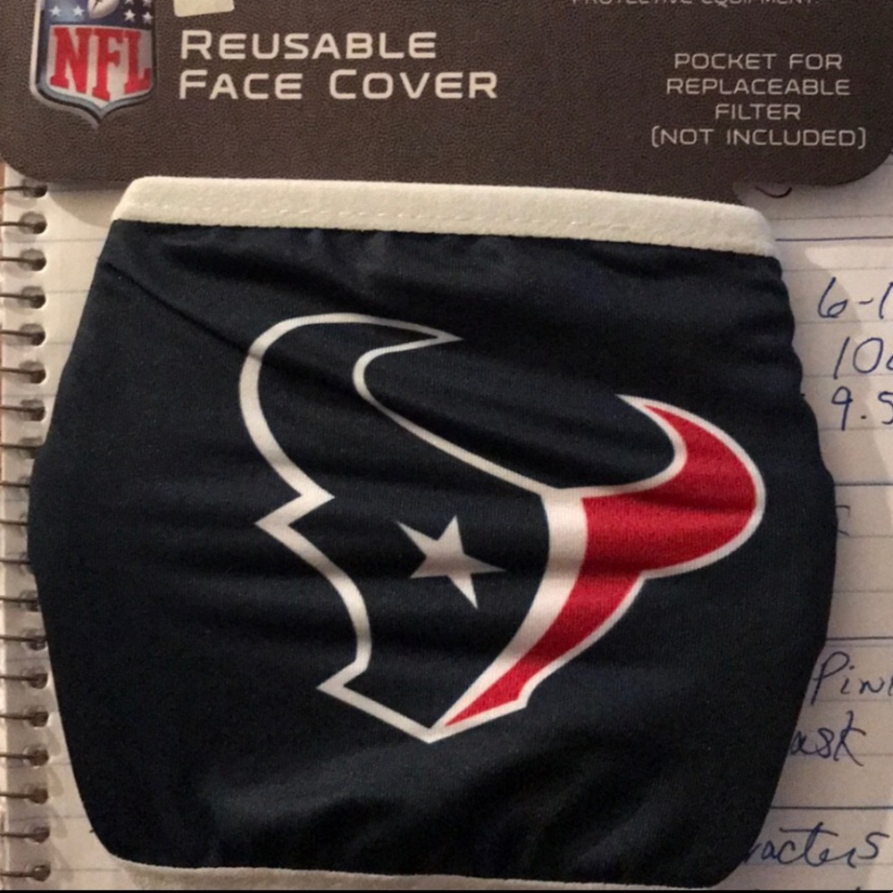 Texans Face Mask & AirPods Case Cover